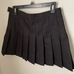American Apparel Black Tennis Skirt